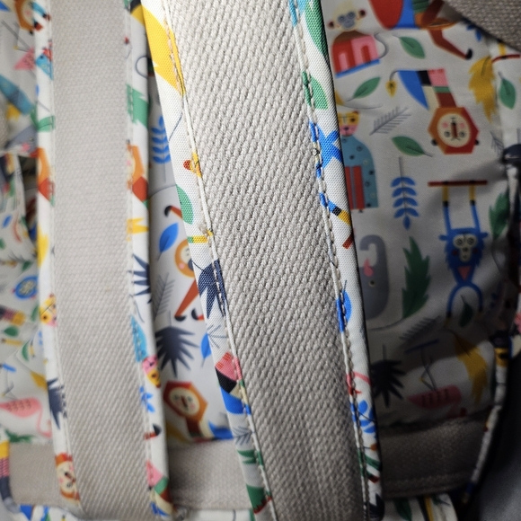 Kipling Diaper Bag Backpack with monkeys, jungle theme Bundle of Love rare - Picture 9 of 16